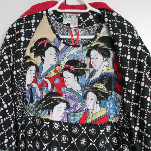 Surya Geisha Design Rayon Dress & Jacket Fits Med - Picture 16 of 16